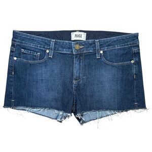 Paige Catalina Denim Mini Jean Shorts Sz: 29